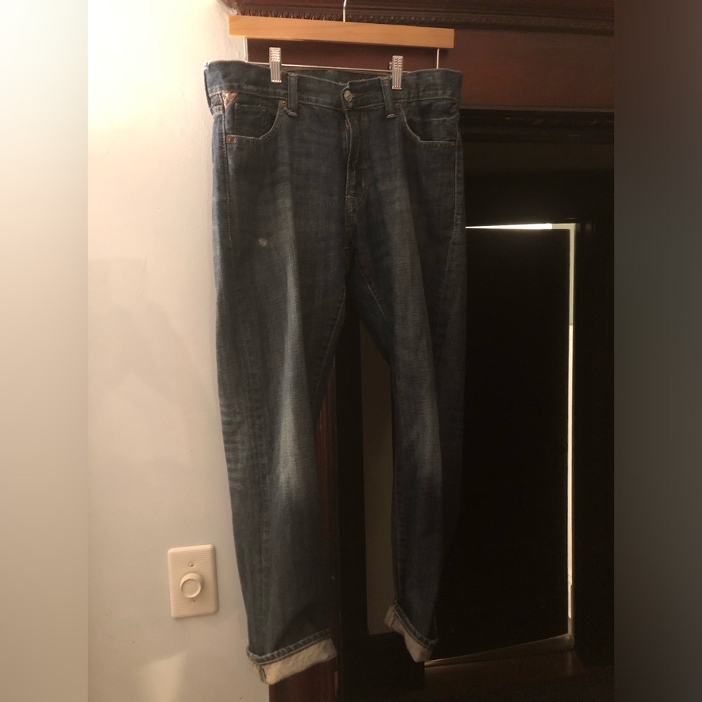 Denim & Supply Ralph Lauren Faded Blue Straight-Leg Jeans